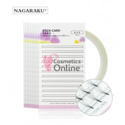 Suport stick card pentru extensii de gene set 10 bucati + 1 rola dubla adeziva BDA02